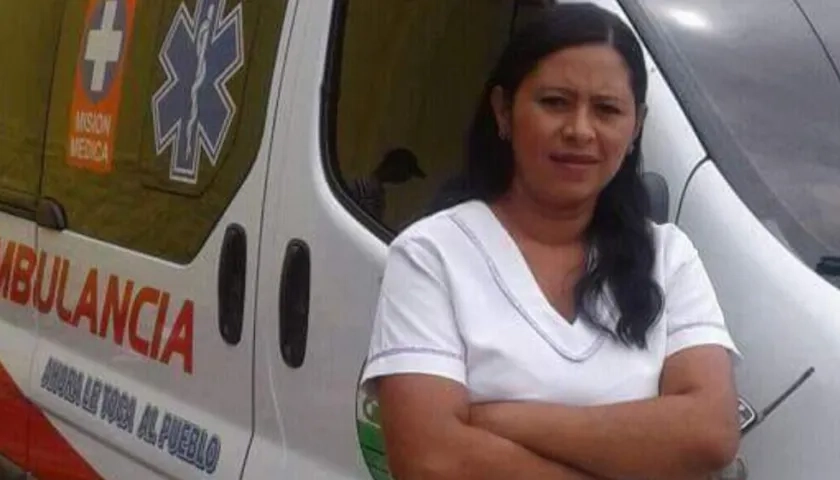 Claudia Machacón Polo, enfermera fallecida.