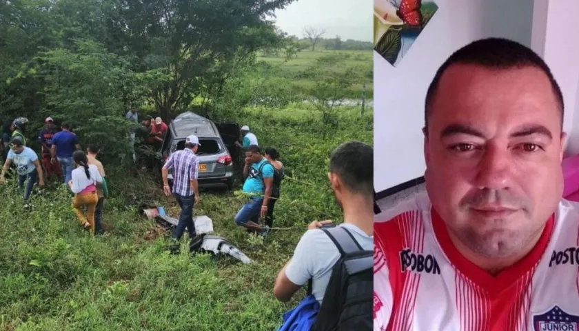 Así fue el accidente donde perdió la vida Gustavo Adolfo Castro.