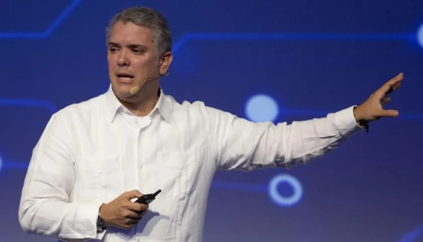 El presidente de Colombia, Iván Duque