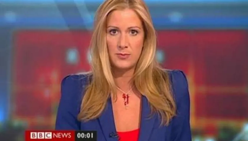 La presentadora británica Rachael Bland.