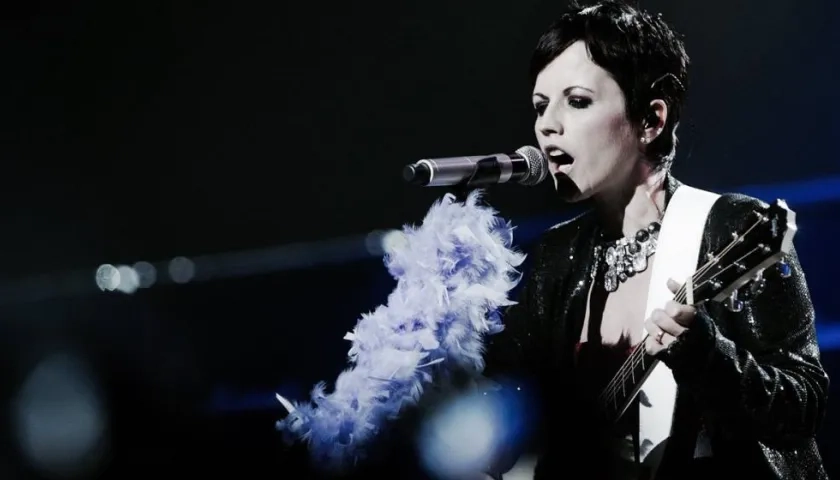 La cantante irlandesa Dolores O'Riordan.