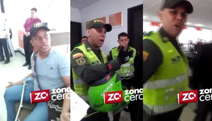 Momentos de la protesta y el abuso de poder de la Policía.