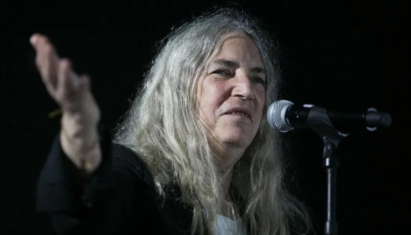 La cantante estadounidense Patti Smith.