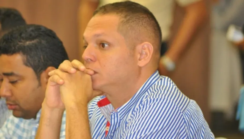 El alcalde del municipio de Ciénaga, Edgardo Pérez Diaz. 