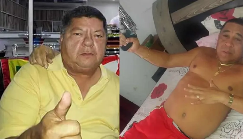 El edil Fabio Hernández Sierra (derecha) y Geolvaldi de Jesús Altamar Cardales, alias ‘Bolita Pistola’