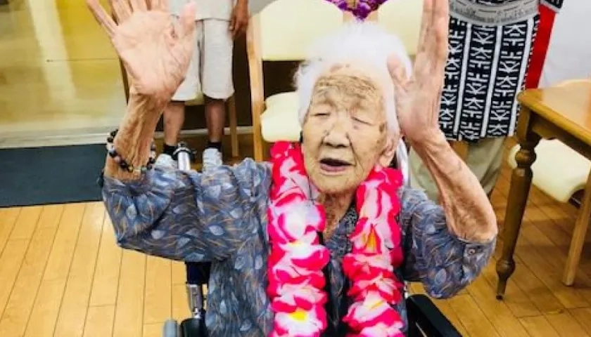 Kane Tanaka es la mujer más longeva de Japón con 115 años.
