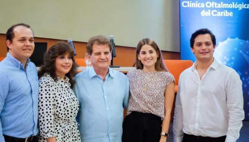 Doctor Luis Escaf durante el lanzamiento de Savios, que mejorará la atención a los pacientes de la Clínica Oftalmológica del Caribe.