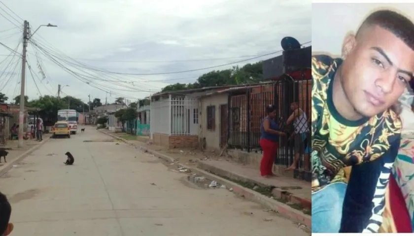 Lugar de los hechos - Brayan Enrique Amaya García. 