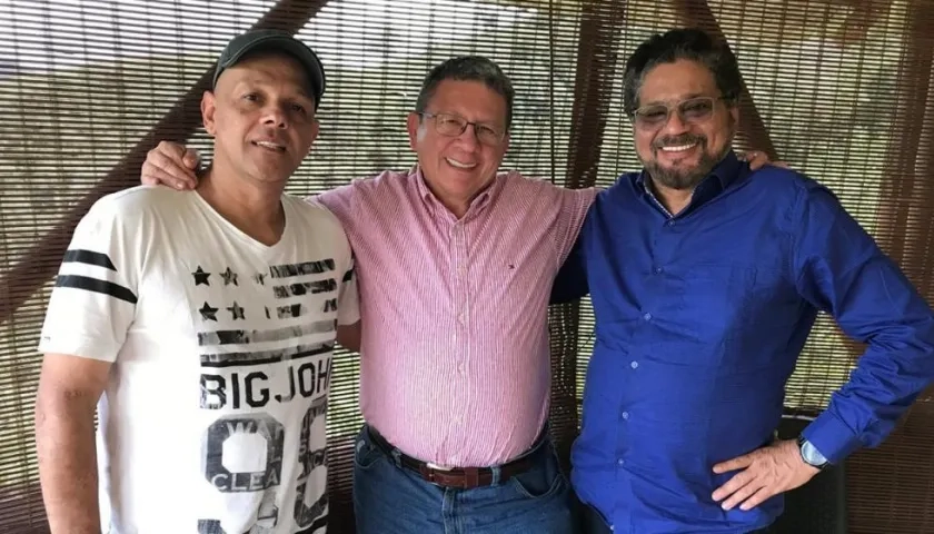 El Paisa, Pablo Catatumbo e Iván Márquez.