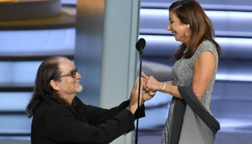 Glenn Weiss y su pareja Jan.