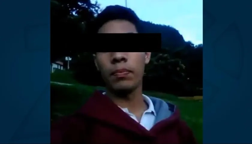 El video del joven antes de lanzarse del piso 48 de la Torre Colpatria.