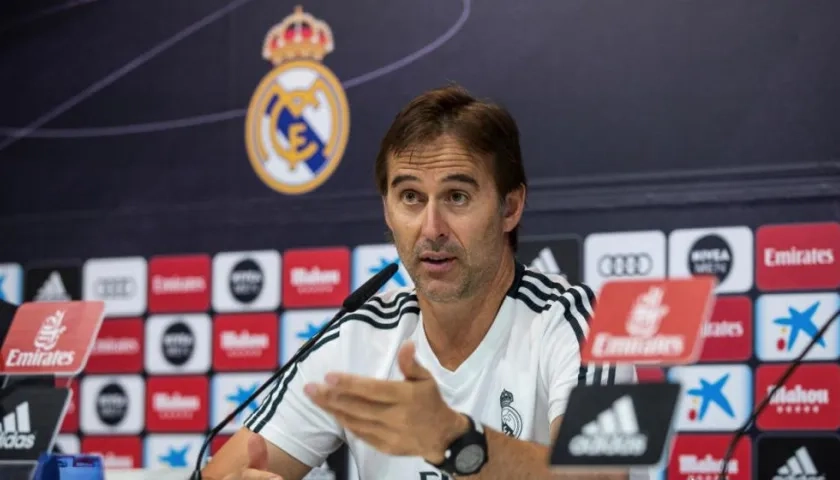 Julen Lopetegui, técnico del Real Madrid. 