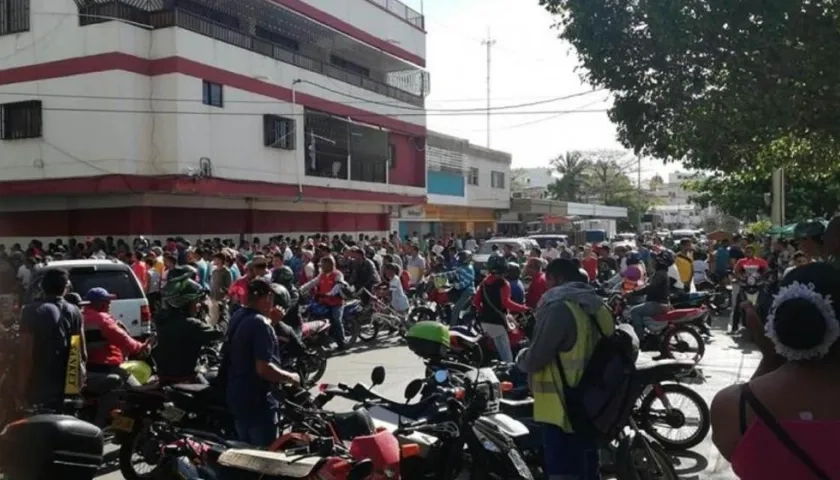 Lugar de los hechos en Maicao.