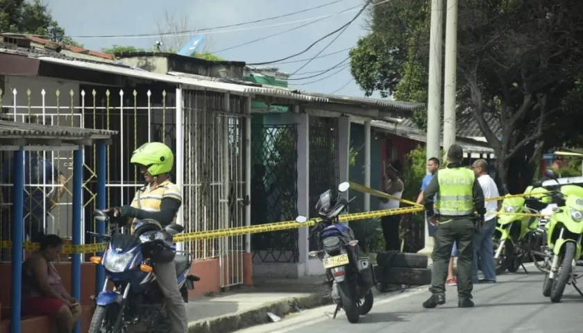 Este fue el lugar donde ocurrieron los hechos en el barrio La Manga.