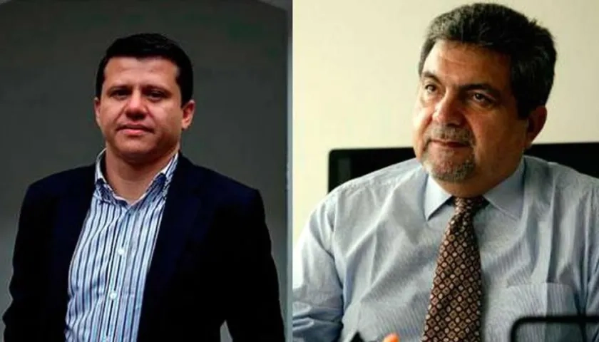 'Ñoño' Elías y Plinio Olano.