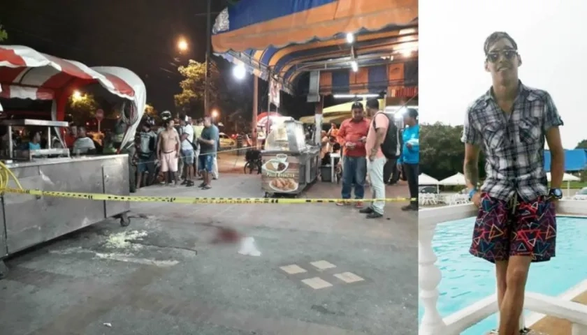 Lugar de los hechos y Anthony José Harnache Freites. 