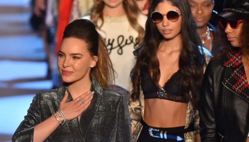 La cantante y actriz mexicana Belinda.