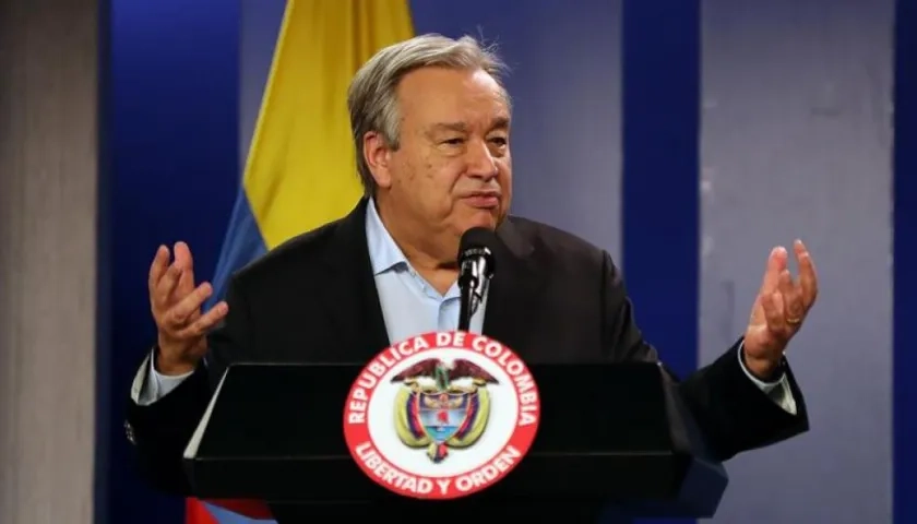 El secretario general de la ONU, Antonio Guterres.