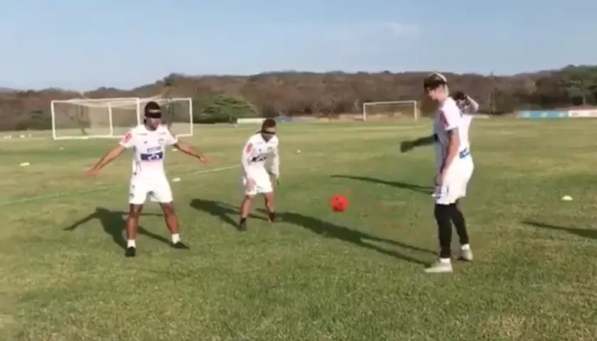 Uno de los momentos del neuroentrenamiento. 