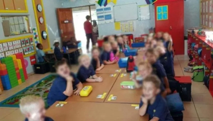 Los alumnos pertenecen al grado R (para niños de entre 5 y 6 años).