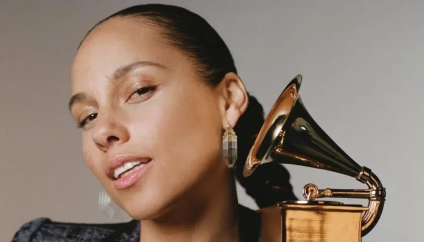 La cantante y compositora estadounidense Alicia Keys.