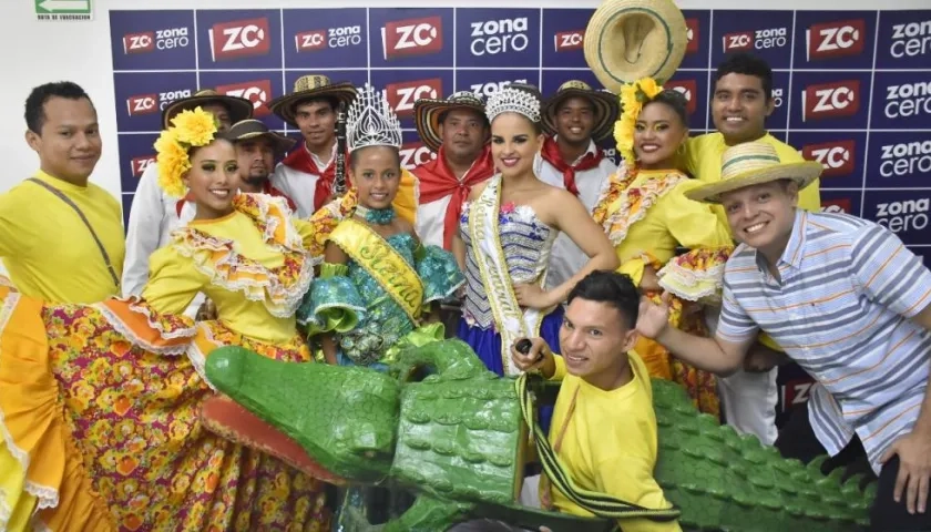 Comitiva del Festival del Caimán visitó Zona Cero.