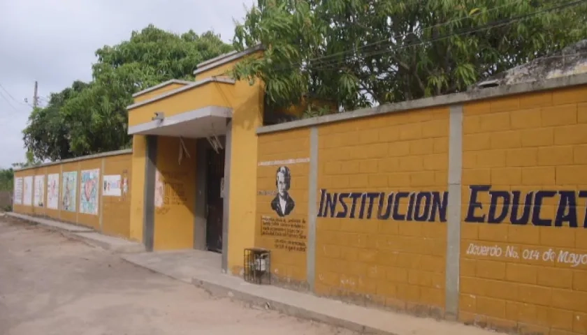 Institución Educativa del corregimiento de La Aguada.