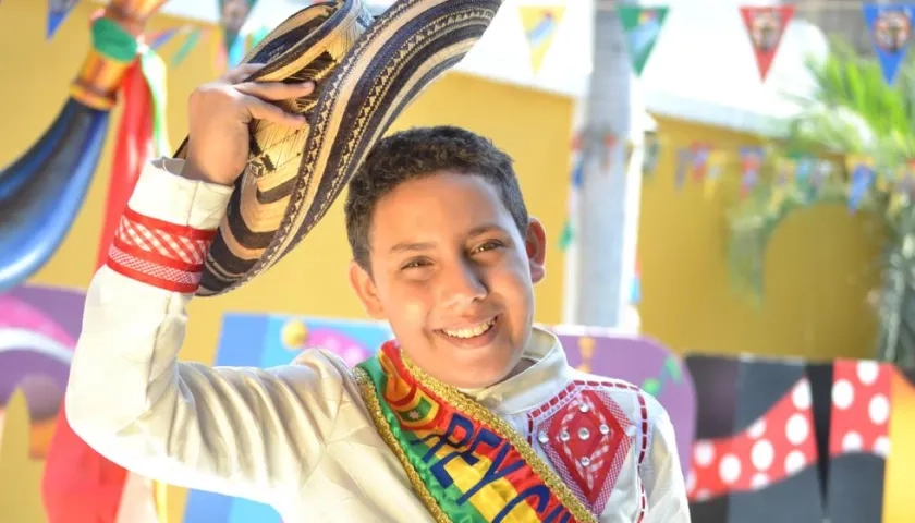 Juan Sebastián Prieto, Rey Cívico Infantil.