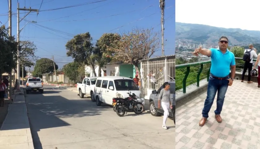 Lugar de los hechos y Manuel Miguel Menco Vanegas.