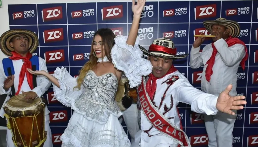 Kelly Restrepo y Pedro Tapias Reyes del Carnaval de la 44 2019.