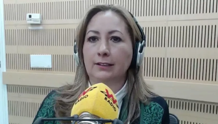 Patricia Casas, esposa de Hollman Morris, de quien está separado hace dos años.