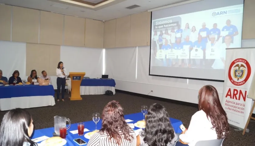 Mesa de reincorporación en el Atlántico.