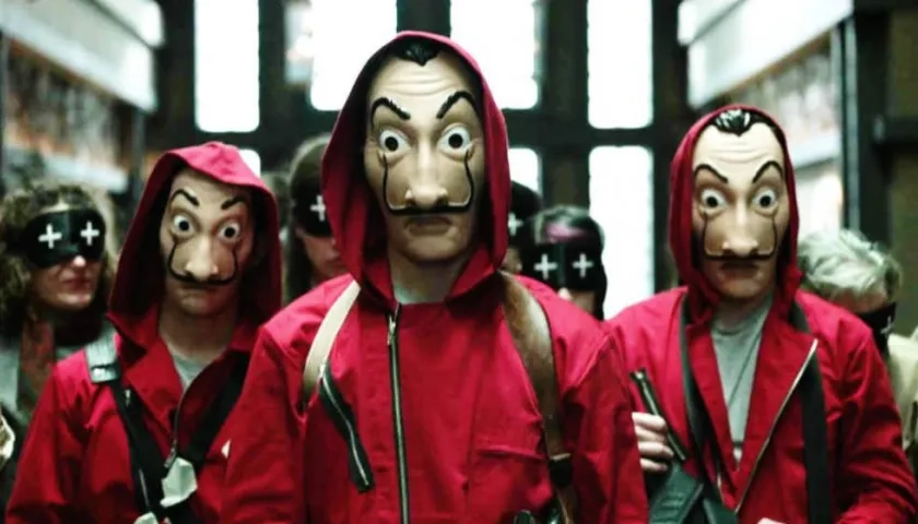 Imagen de la serie 'Casa de papel'.