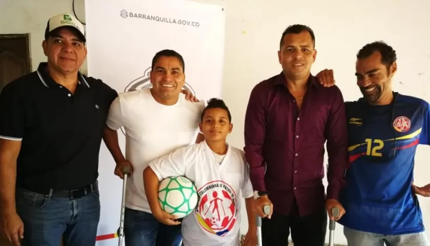 José Luis Álvarez, Víctor Pacheco, Larson Noguera, Willian Fiorillo y Guillermo Cepeda.