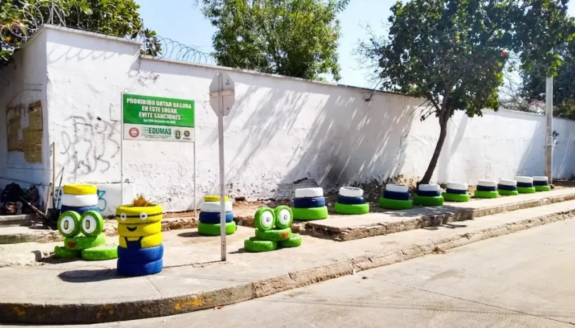 Uno de los sitios críticos recuperados.