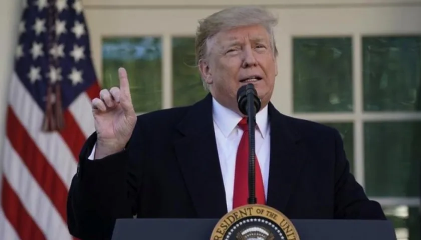 Donald Trump, presidente de Estados Unidos.