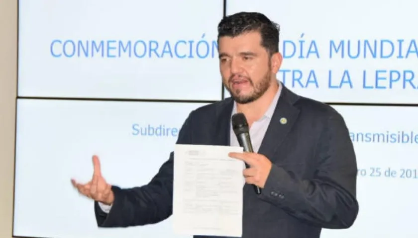 José Fernando Valderrama, subdirector de Enfermedades Transmisibles del Ministerio de Salud.