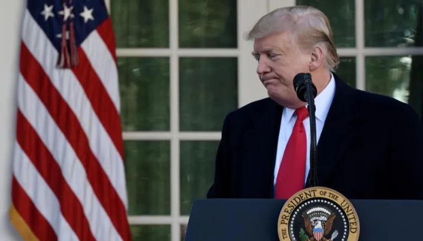 Donald Trump, presidente de Estados Unidos. 