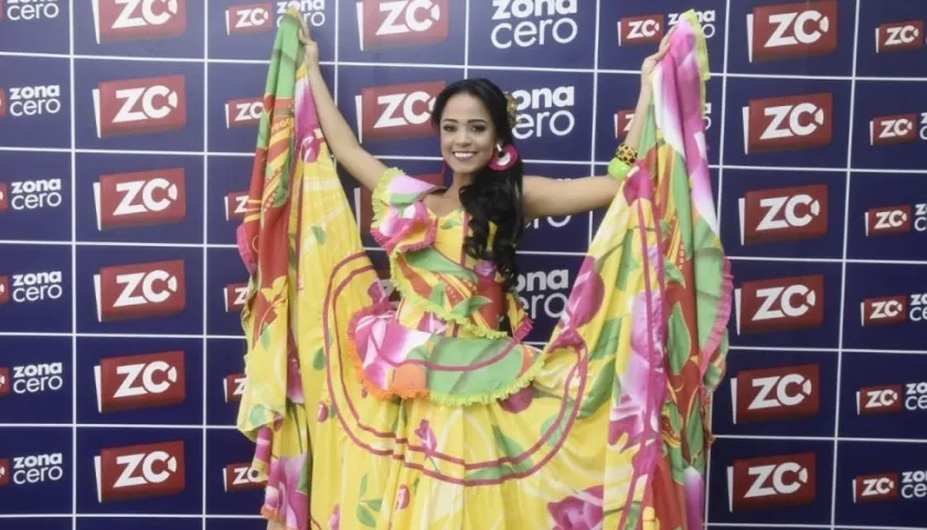 La Reina del Carnaval de Ponedera, Valeria Cano Porto.