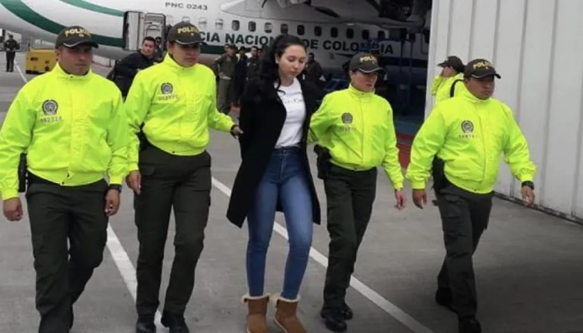 Aida Victoria Manzanedo Merlano, hija de Aida Merlano.