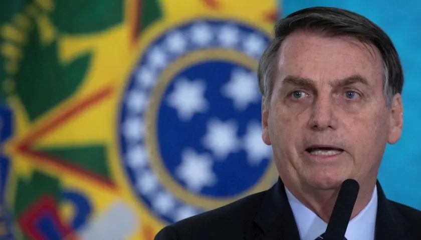 El presidente de Brasil, Jair Bolsonaro.