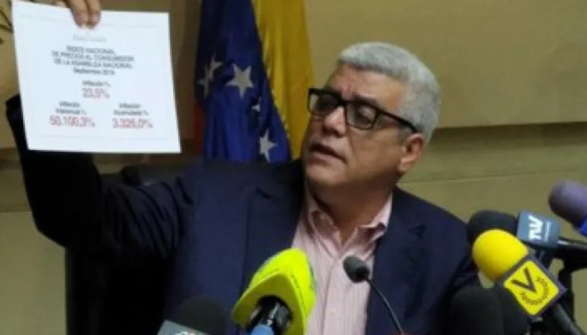 Presidente de la Comisión de Finanzas de la Asamblea Nacional, Diputado Alfonso Marquina.