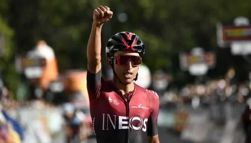 El colombiano Egan Bernal.