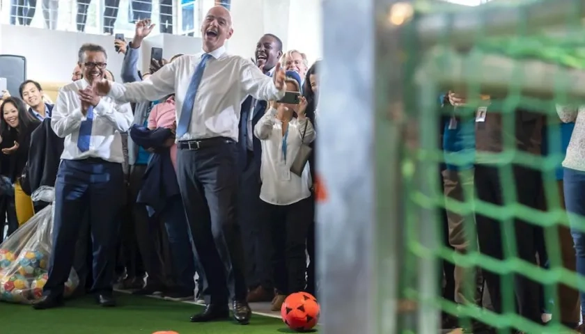 Gianni Infantino, presidente de la FIFA. 