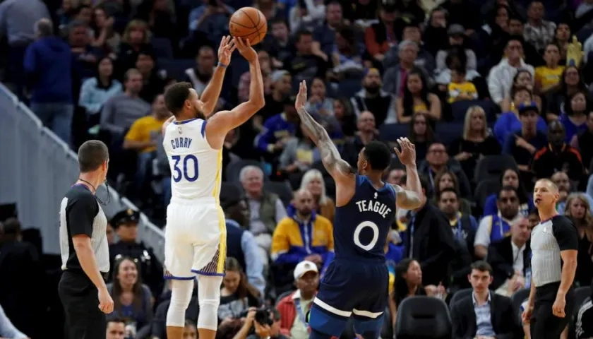 Stephen Curry, jugador de los Warriors de Golden State.