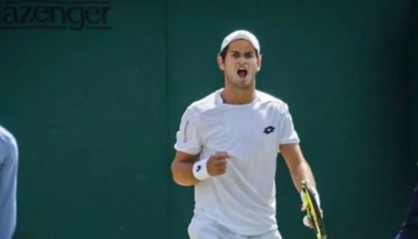Nicolás Mejía, tenista colombiano cambiado a última hora del equipo para la Copa Davis.