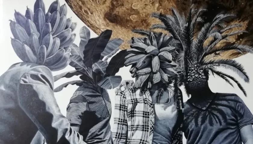 Obra de Limán Zúñiga, uno de los 17 expositores.