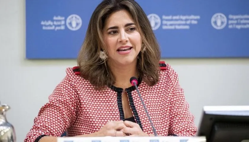 La primera dama de Colombia, María Juliana Ruiz.