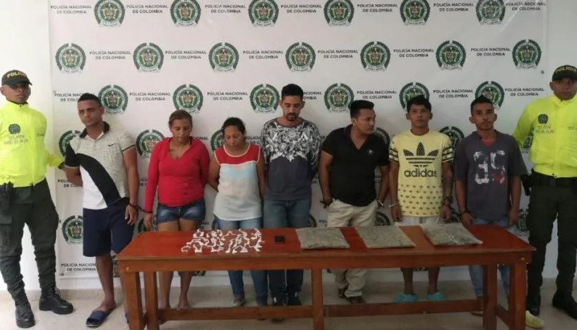 Los detenidos dentro del caso.