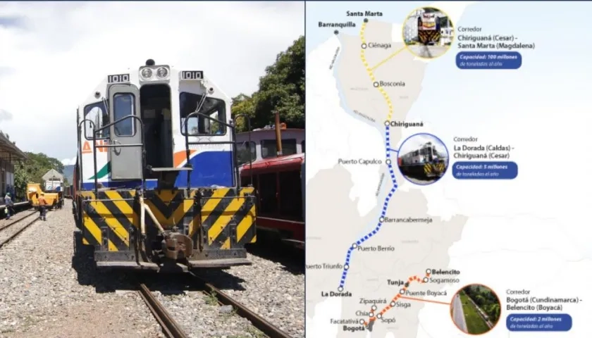 La reactivación del modo férreo en el país es una de las prioridades en materia de infraestructura de transporte.